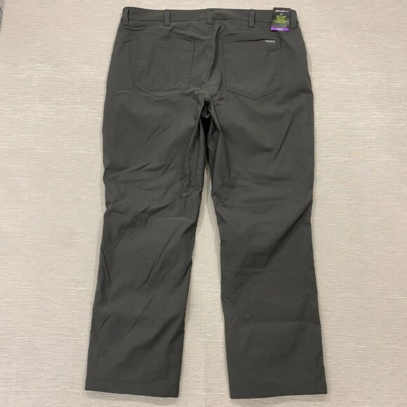 Eddie Bauer Fleece Lined Tech Pants Mens 40 x 30 Gray Water Repellent Insulated - Picture 3 of 11